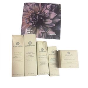 New in boxes! Annmarie certified organic skin care 5 part collection